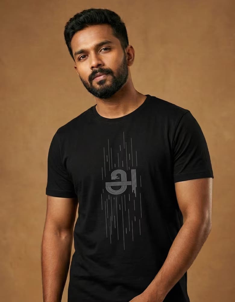 Tamil Typography T-Shirts