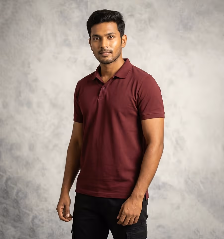 Plain T-Shirts — Polo / Collar