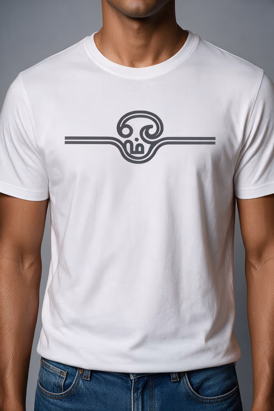 Tamil Om T-Shirt For Men - Half Sleeve