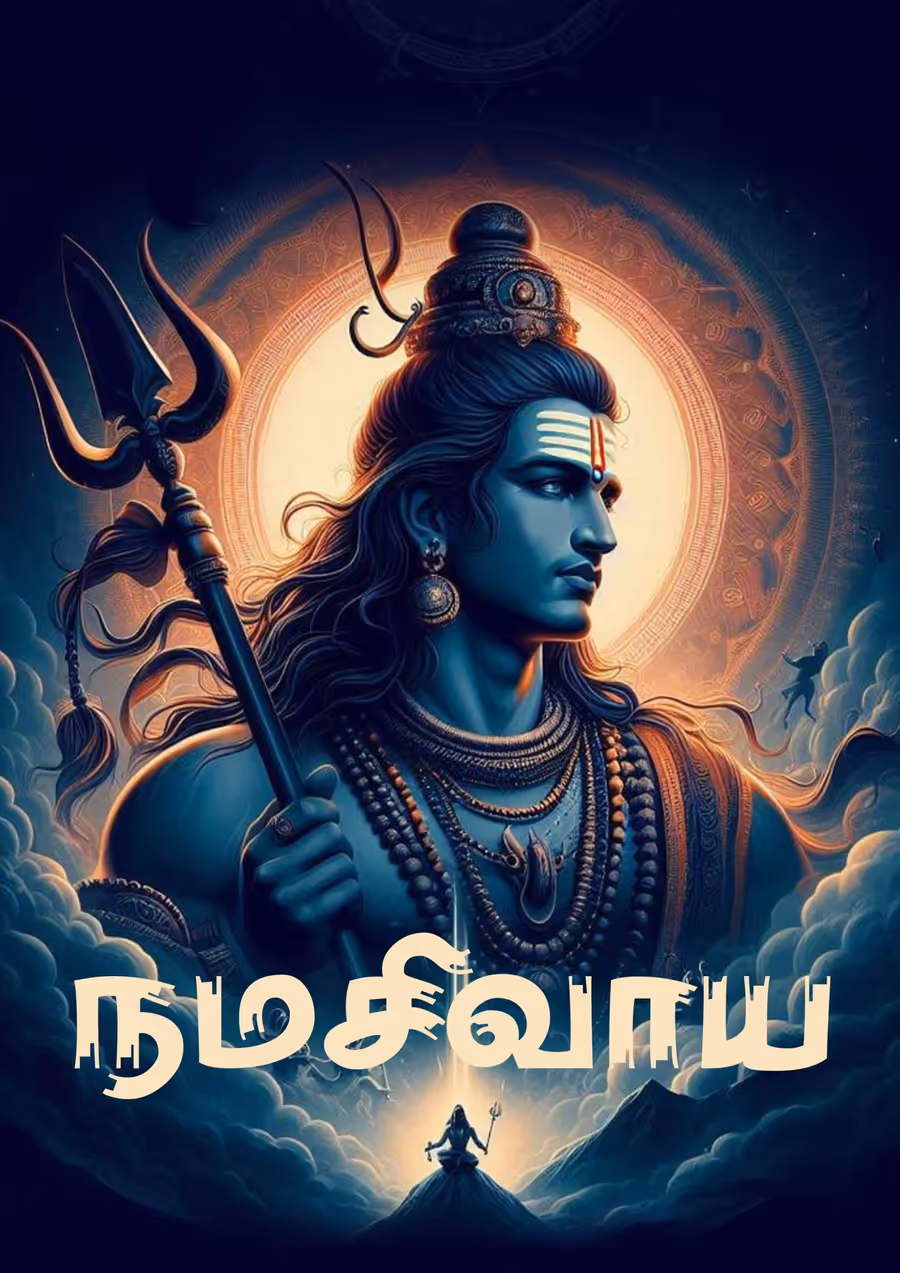 Namasivaya A4 Sivan Poster For Room