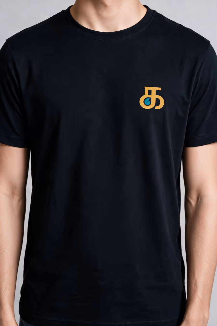 Ka Tamil Letter Pocket Print T-Shirt For Men - Half Sleeve