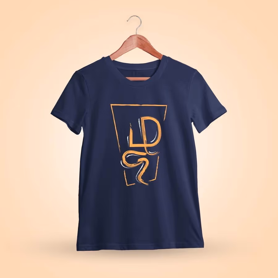 Zhagaram Navy Blue T-Shirt