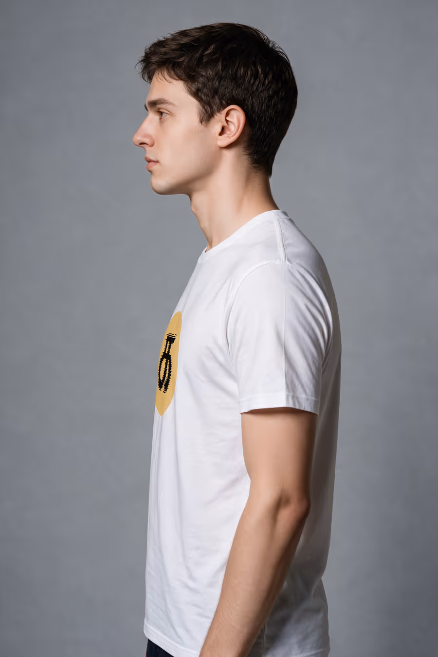 Ka Tamil Letter Graphic T-Shirt For Men - Half Sleeve