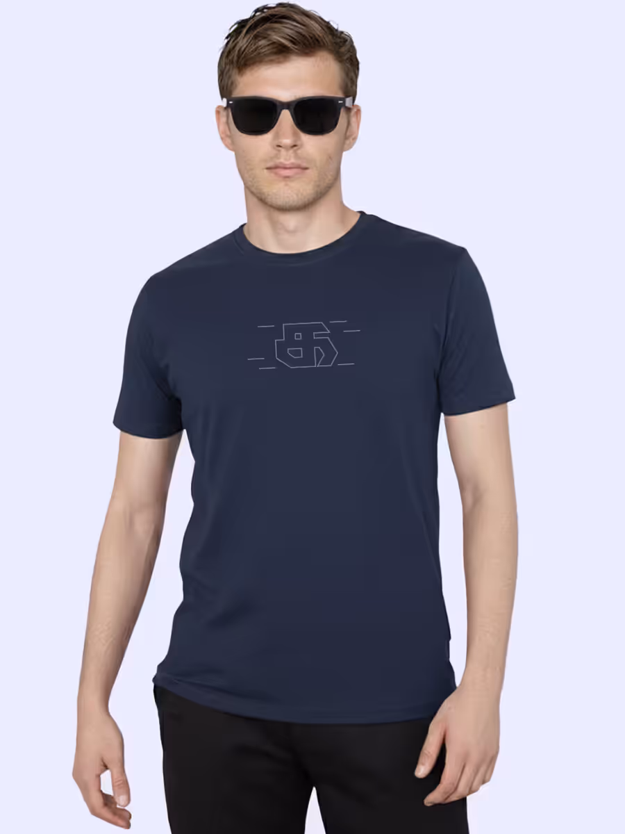 The First Letter Of Mei Ezhuthu T-Shirt For Men - Half Sleeve