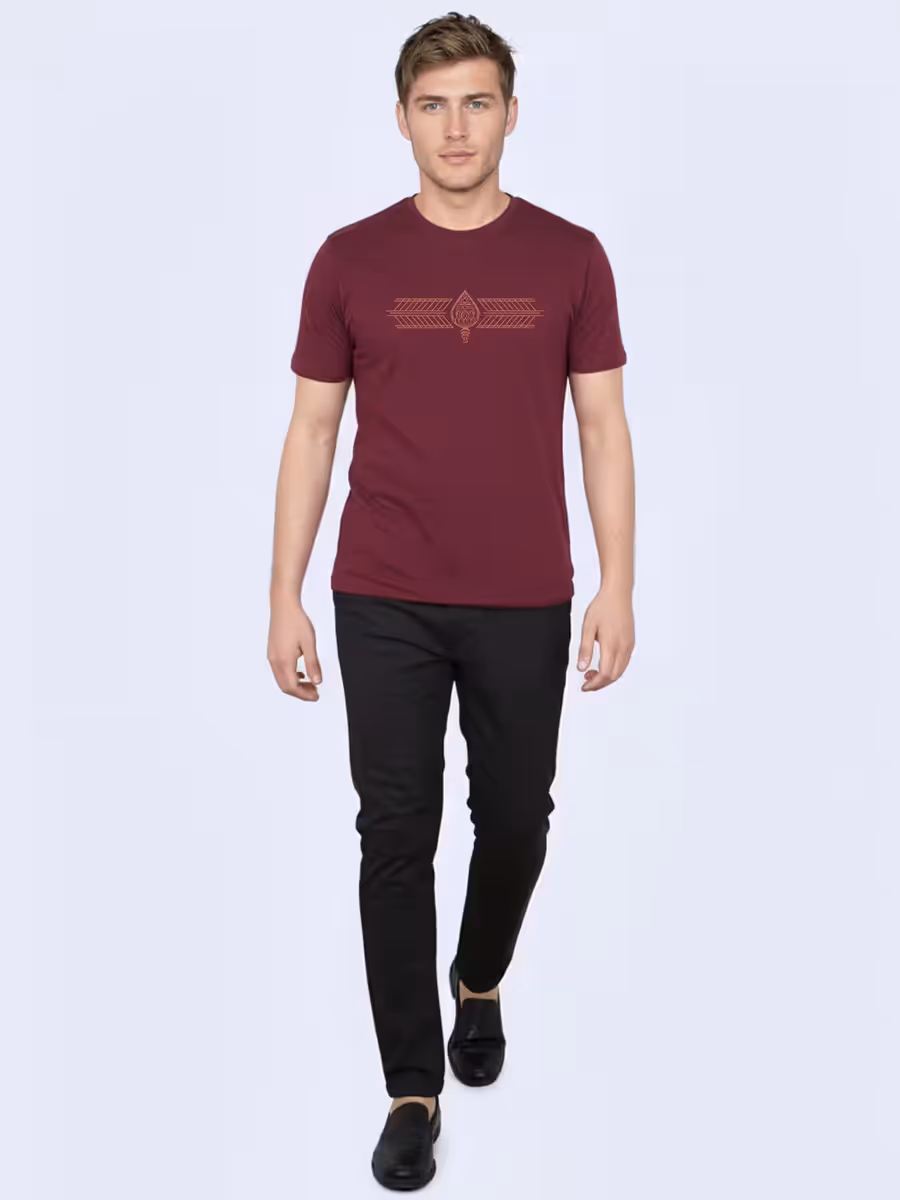 Vel Art T-Shirt For Men - Half Sleeve