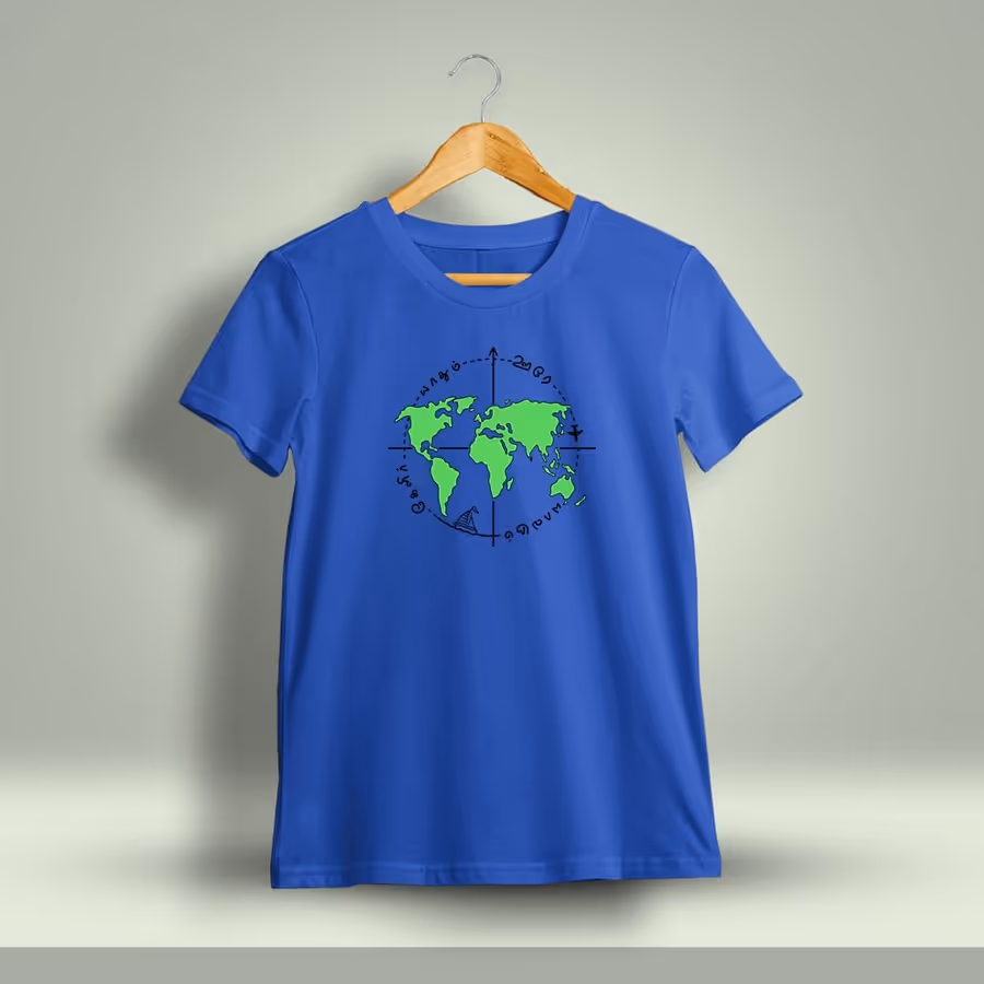 Yaadhum Oore Yaavarum Kelir Tamil T-Shirt For Men - Half Sleeve
