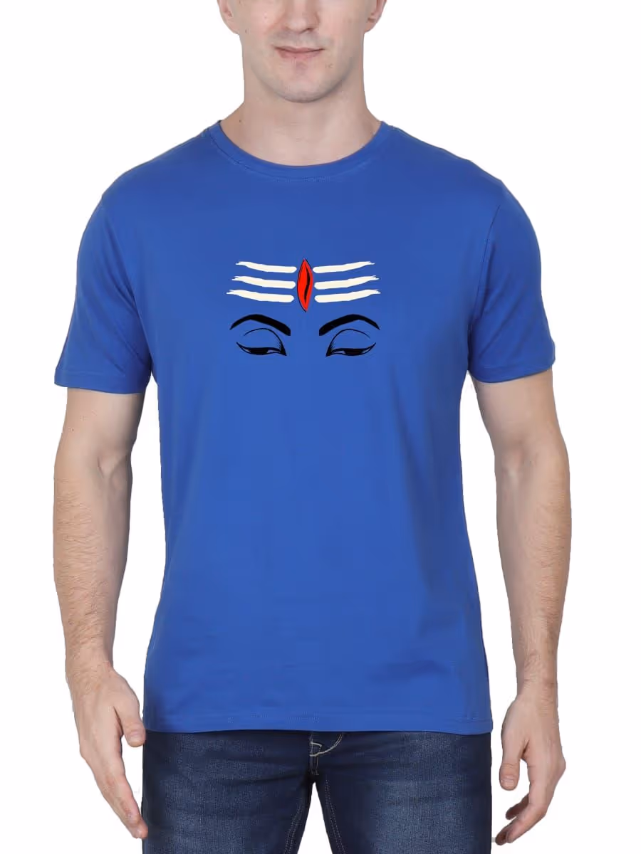 Sivan Third Eye T-Shirt For Men - Half Sleeve