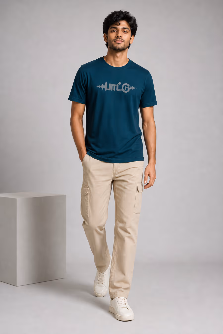 Paattu Tamil Soundwave T-Shirt For Men - Half Sleeve