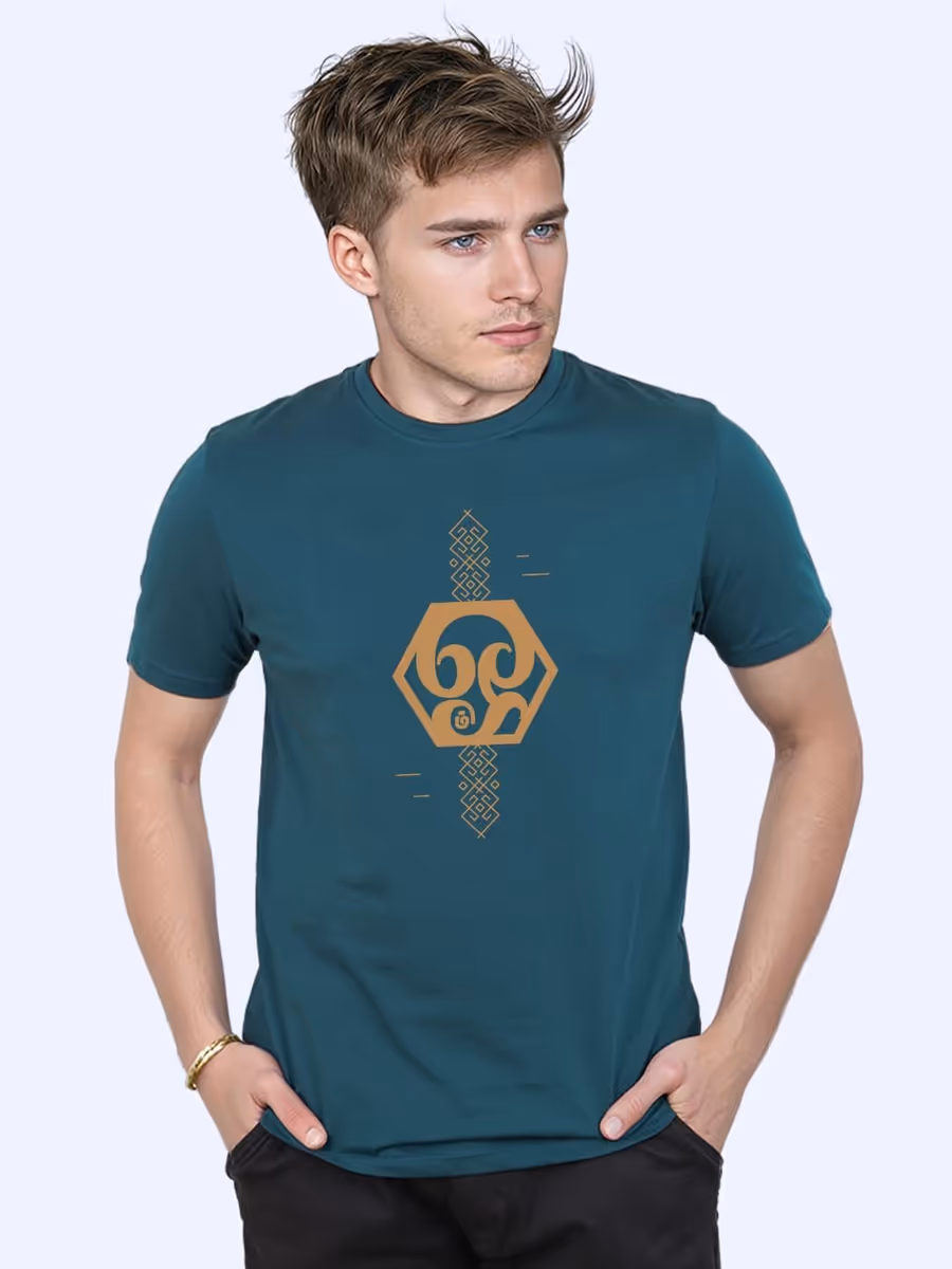 Om T-Shirt For Men - Half Sleeve