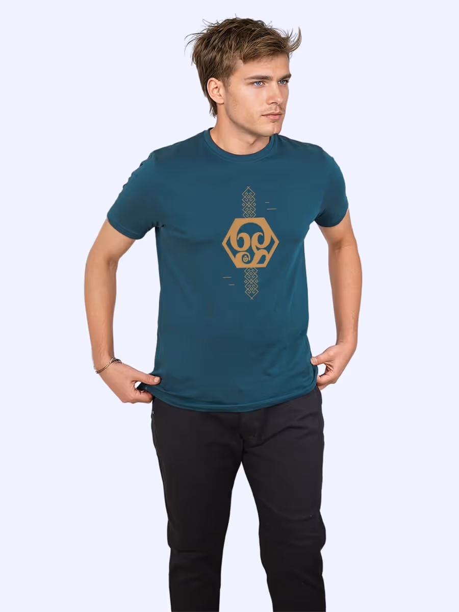 Om T-Shirt For Men - Half Sleeve